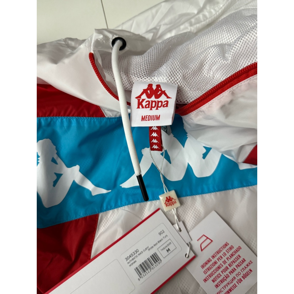KAPPA NWT women’s red, white, and turquoise authentic race clemy - Picture 5 of 8
